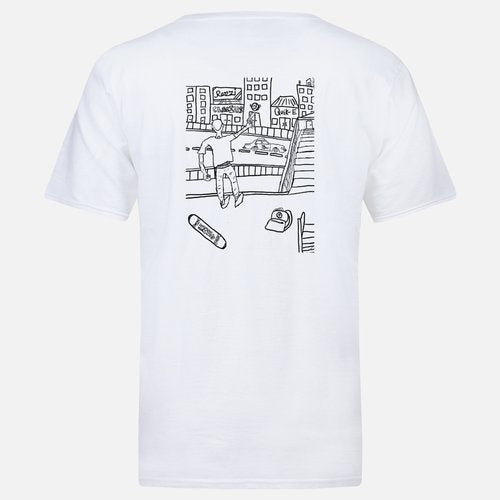 City View Tee - White